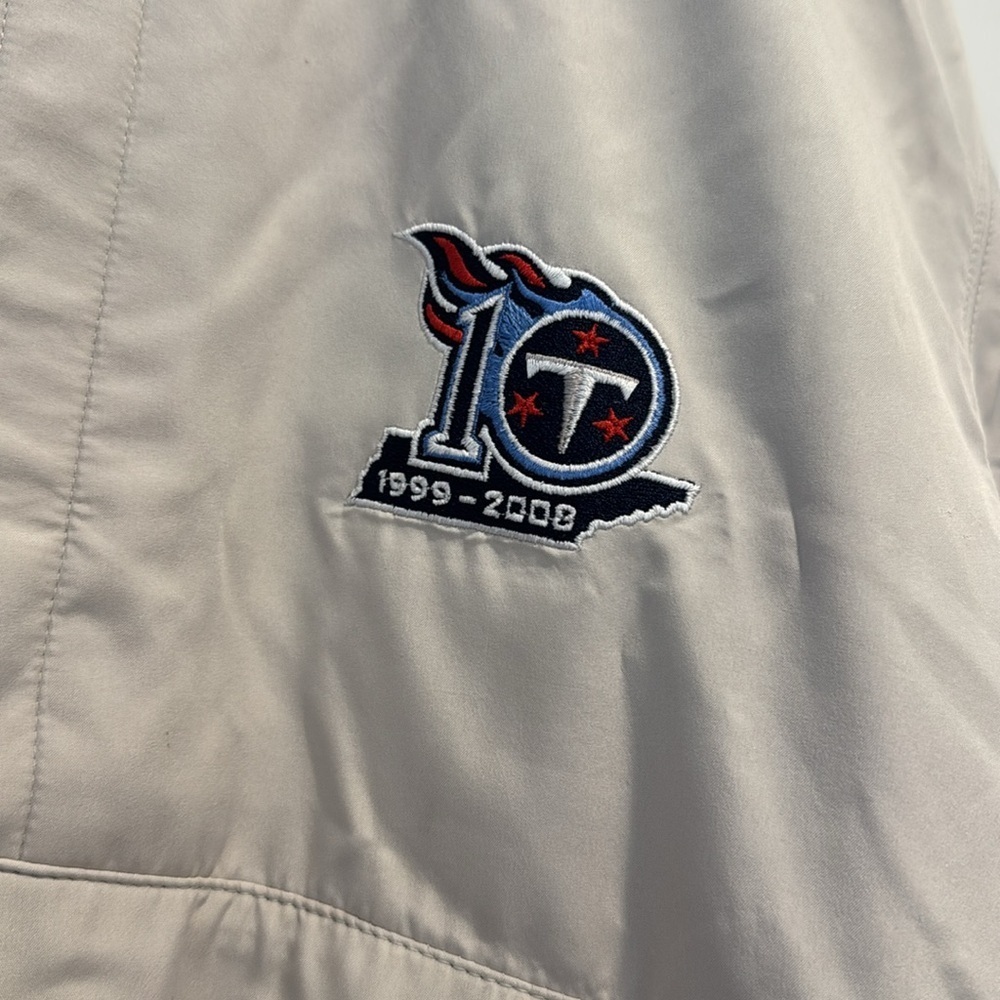 Men’s Tennessee Titans Tan Windbreaker Jacket, Size 2XL - Picture 2 of 11